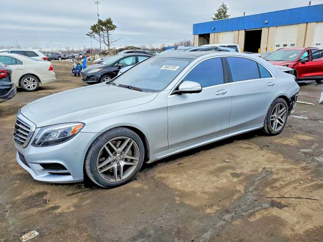 2015 Mercedes-benz S-klasse VIN WDDUG8FB2FA105118 COPART salvage auction — REAR END, Oh - Cert Of Title-Salvage, sold $4,200 on 2026-07-28 (photo 1)