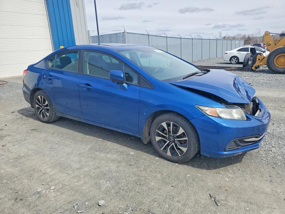 2015 Honda VIN 2HGFB2E59FH008916 COPART salvage auction — FRONT END, Ns - Salvage Title, sold $900 on 2026-07-09 (photo 4)