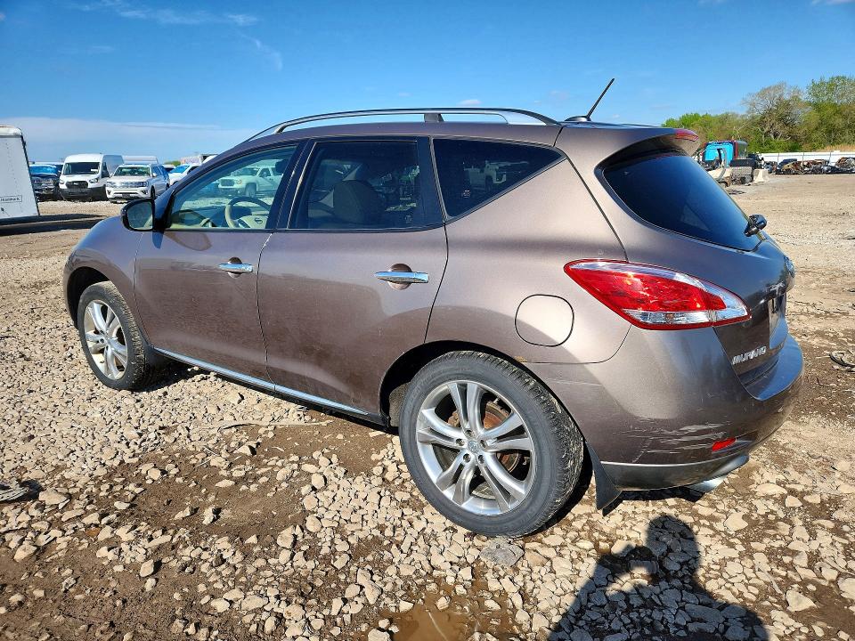 2011 Nissan Murano VIN JN8AZ1MWXBW151138 COPART salvage auction — SIDE, Il - Salvage Certificate, sold $475 on 2026-07-22 (photo 2)