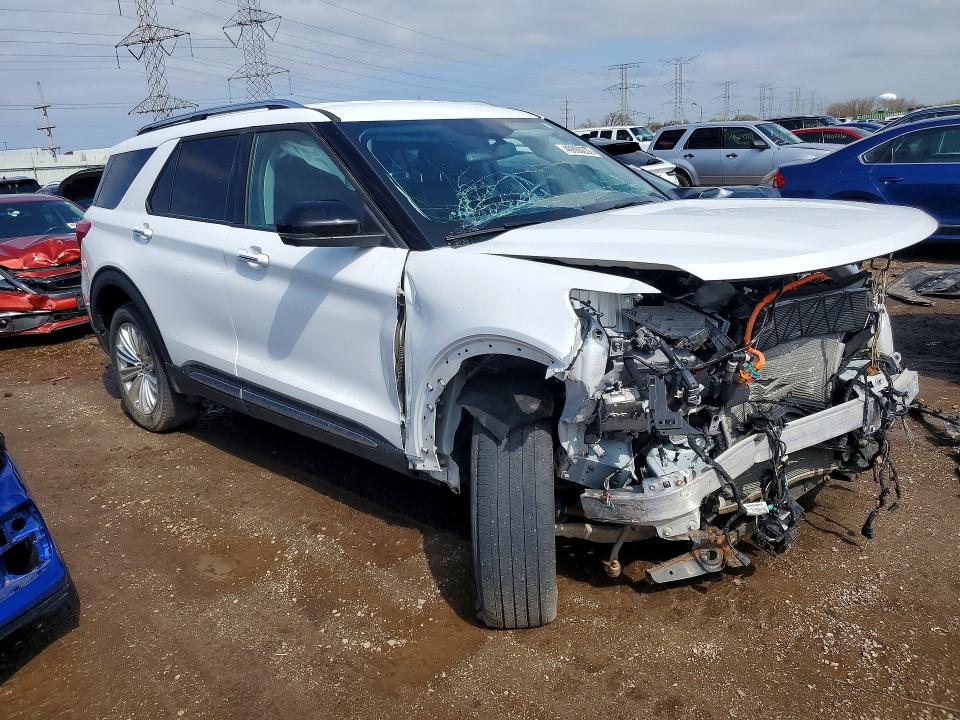 2022 Ford Explorer VIN 1FM5K8FW5NNA09423 COPART salvage auction — FRONT END, Mo - Salvage Certificate Of Title, sold $4,850 on 2026-07-03 (photo 4)