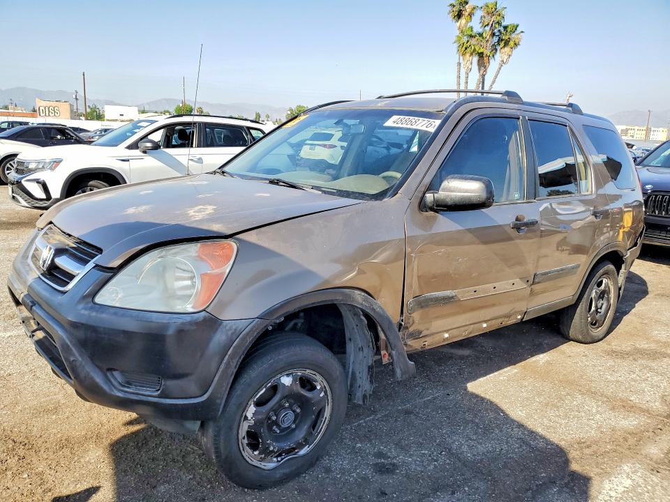 2002 Honda Cr-v VIN JHLRD68412C019389 COPART salvage auction — SIDE, Ca - Dis/Dlr/Exp Only Clean Title, sold $400 on 2026-07-31 (photo 1)