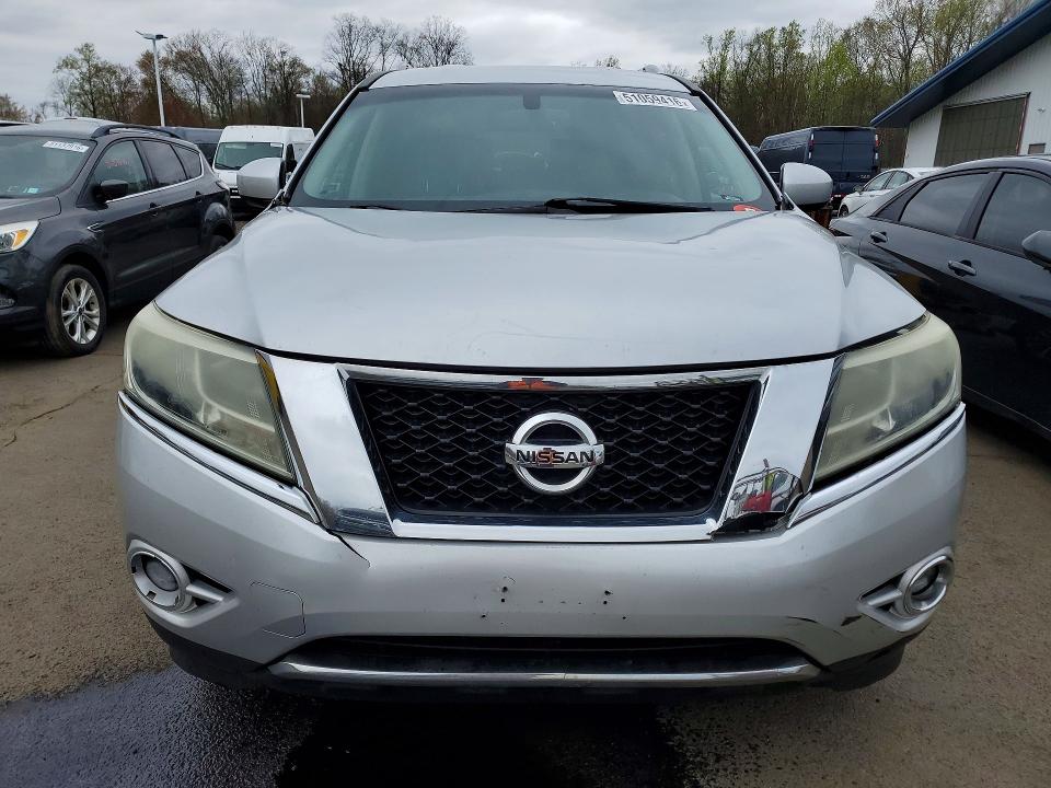 2014 Nissan Pathfinder VIN 5N1AR2MM7EC610532 COPART salvage auction — FRONT END, CT - CERTIFICATE OF TITLE, sold $1,900 on 2026-07-10 (photo 5)