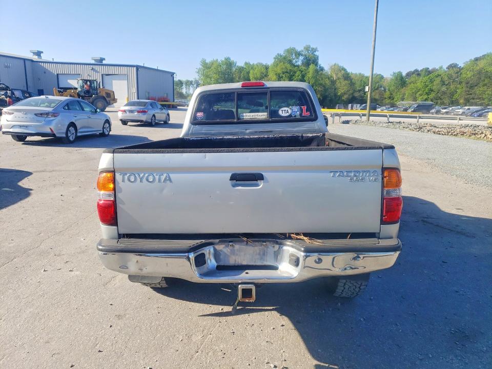 2004 Toyota Tacoma VIN 5TEWN72N44Z443514 COPART salvage auction — FRONT END, NC - SALVAGE CERTIFICATE OF TITLE, sold $850 on 2026-07-23 (photo 6)