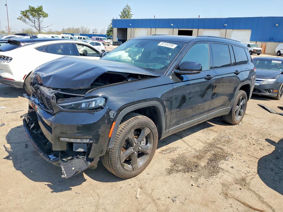2025 Jeep Cherokee VIN 1C4RJKBGXS8716693 COPART salvage auction — FRONT END, Mi - Certificate Of Title, sold $9,400 on 2026-07-28 (photo 1)