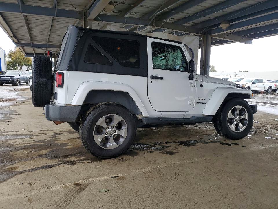 2017 Jeep Wrangler / VIN 1C4AJWBG7HL669018 COPART salvage auction — UNDERCARRIAGE, Ca - Salvage Certificate, sold $4,350 on 2026-07-09 (photo 3)