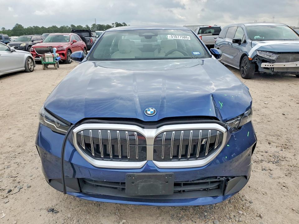 2026 BMW I5 VIN WBY63HG0XTCW34360 COPART salvage auction — FRONT END, Tx - Salvage Vehicle Title, sold $25,250 on 2026-07-07 (photo 5)