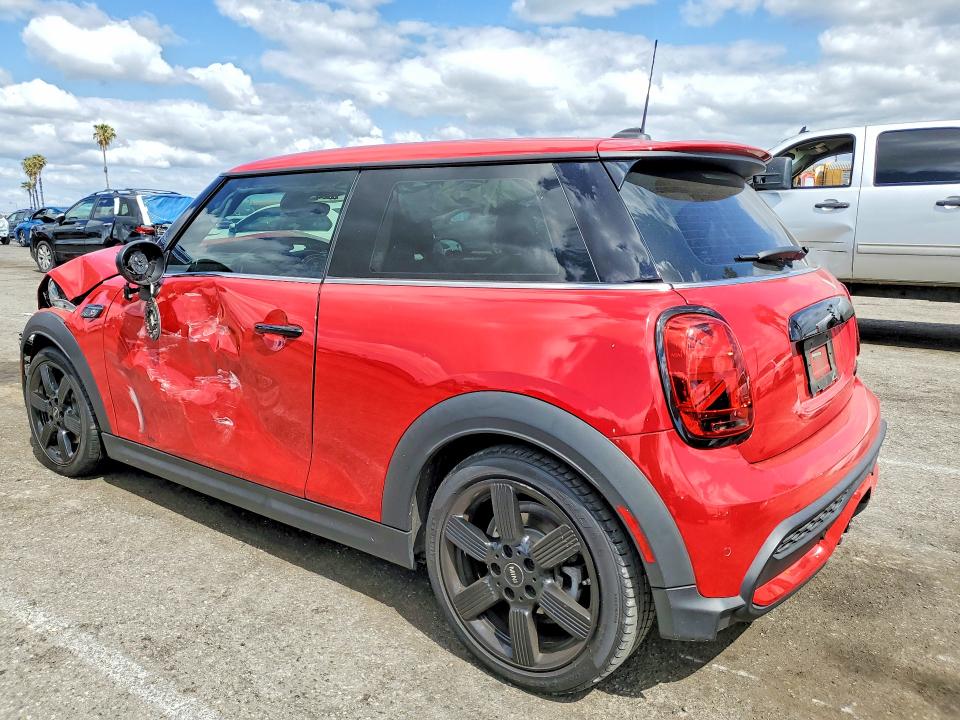2022 Mini Cooper VIN WMW53DH02N2S36053 COPART salvage auction — FRONT END, CA - SALVAGE CERTIFICATE, sold $1,500 on 2026-07-31 (photo 2)