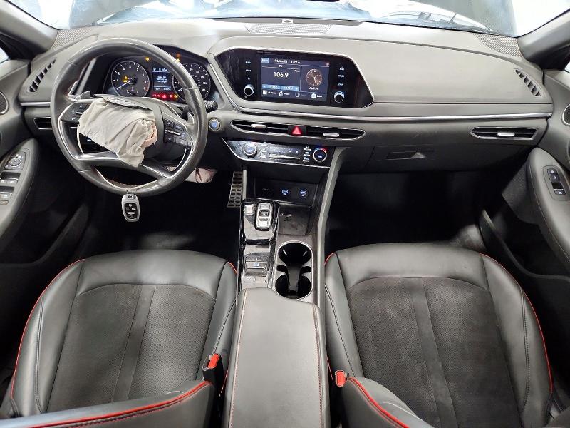 2022 Hyundai Sonata VIN 5NPEJ4J2XNH135636 COPART salvage auction — FRONT END, Il - Salvage Certificate, sold $2,300 on 2026-07-08 (photo 8)