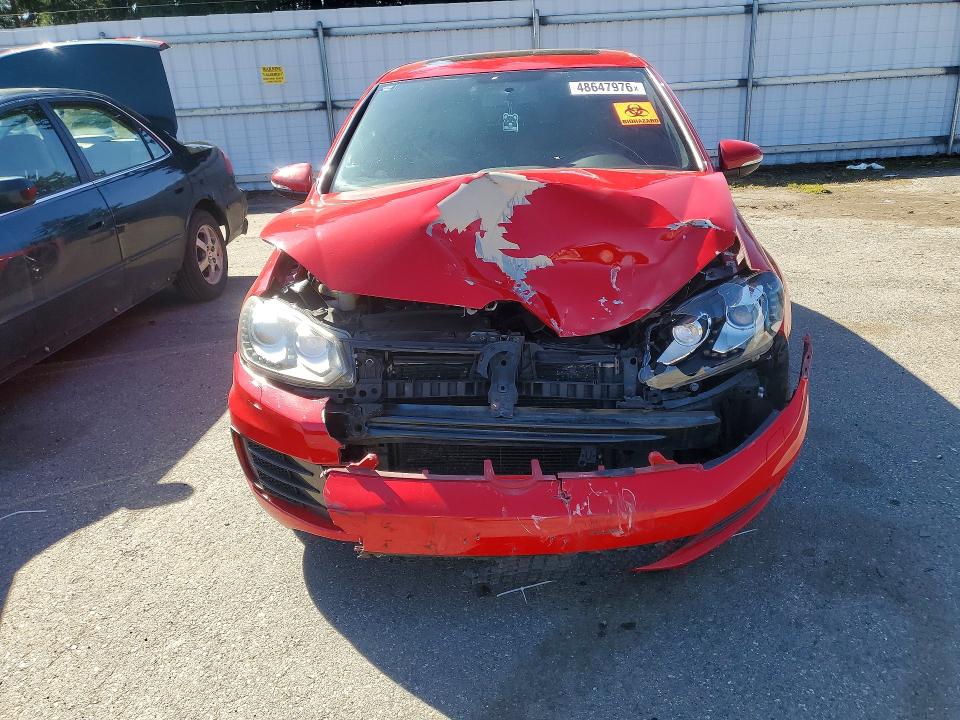 2012 Volkswagen Gti VIN WVWED7AJ2CW288938 COPART salvage auction — FRONT END, Wa - Bill Of Sale, sold $600 on 2026-08-03 (photo 5)