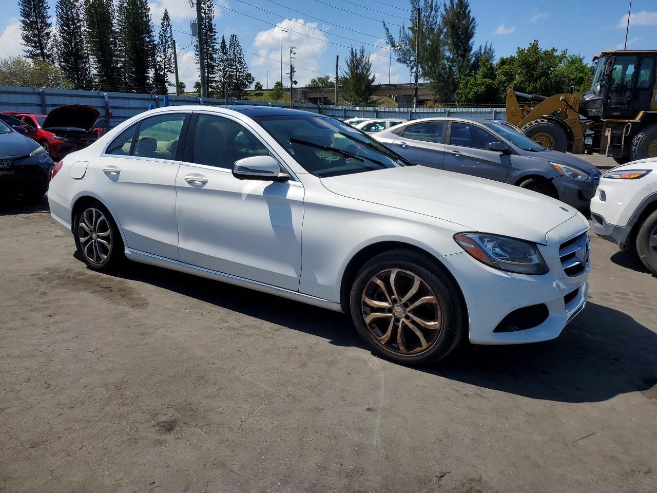 2017 Mercedes-Benz C-Class VIN 55SWF4JBXHU201125 COPART salvage auction — Stripped, FL - CERTIFICATE OF TITLE, sold $1,050 on 2026-07-01 (photo 4)