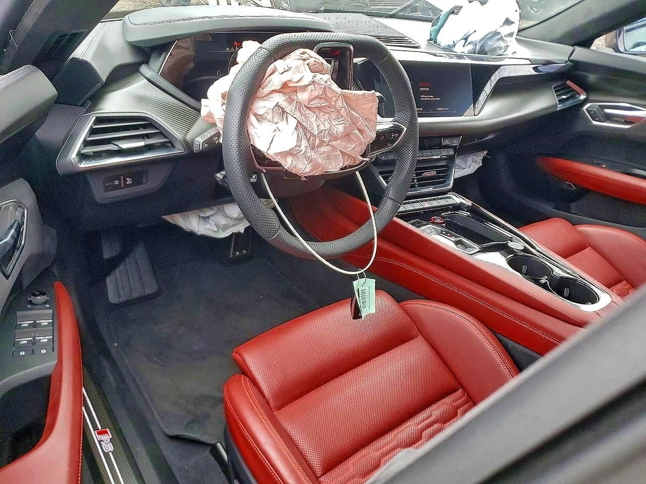 2024 Audi RS e-tron GT VIN WAUBHBFW3R7900076 COPART salvage auction — Front End, NJ - CERT OF TITLE-SALVAGE, sold $29,250 on 2026-07-07 (photo 8)