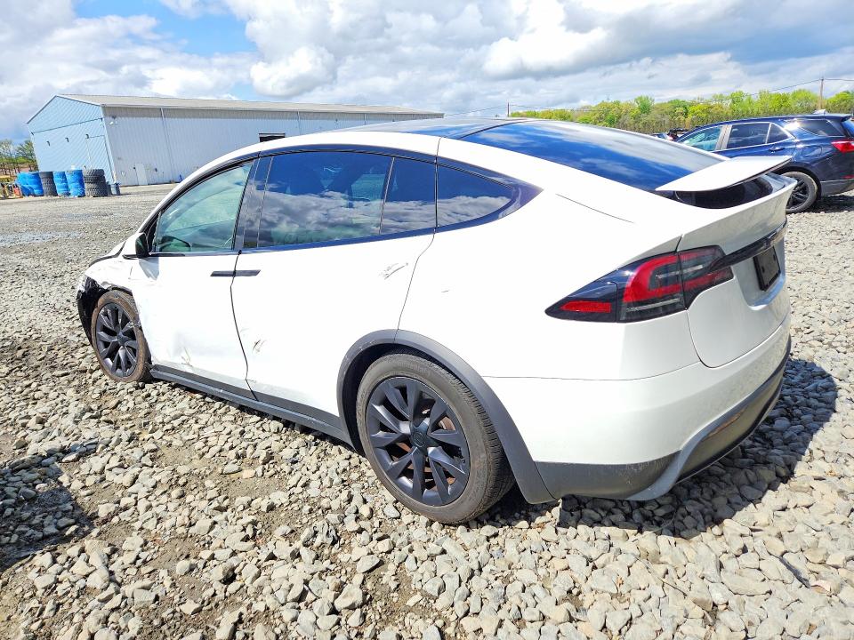 2023 Tesla Model x VIN 7SAXCBE54PF425337 COPART salvage auction — SIDE, Nj - Cert Of Title-Salvage, sold $35,500 on 2026-07-06 (photo 2)