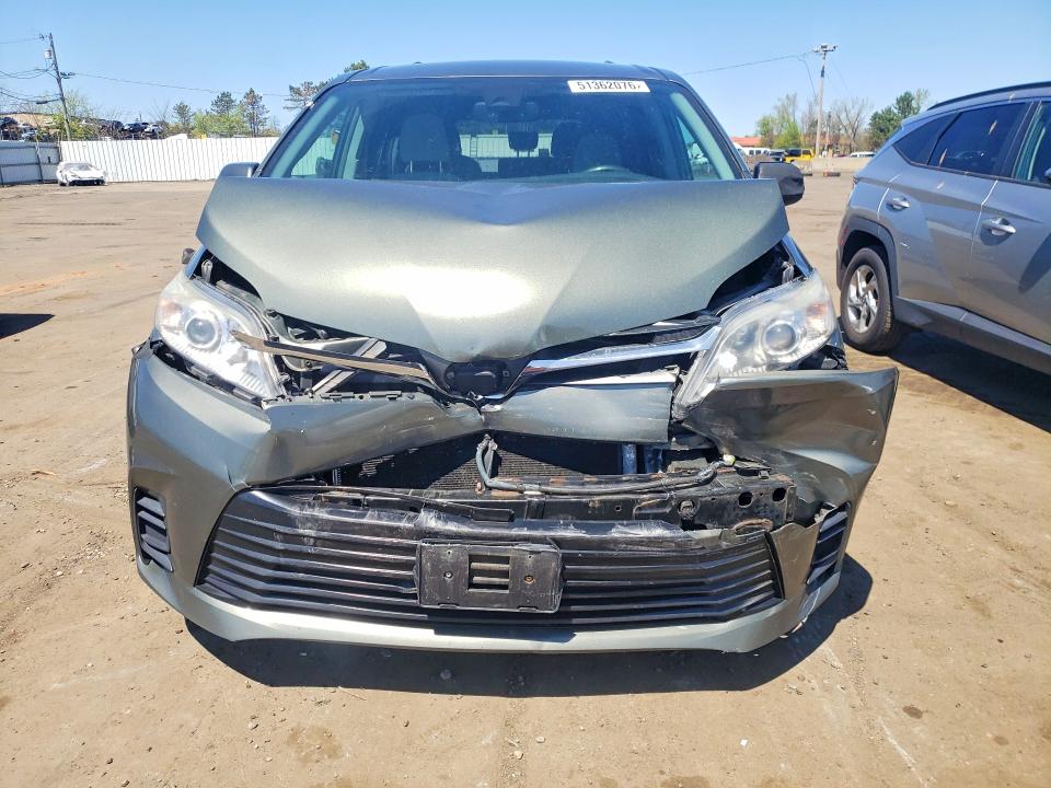 2018 Toyota Sienna VIN 5TDJZ3DC1JS193256 COPART salvage auction — FRONT END, Id - Salvage Certificate Of Title, sold $4,150 on 2026-07-02 (photo 5)