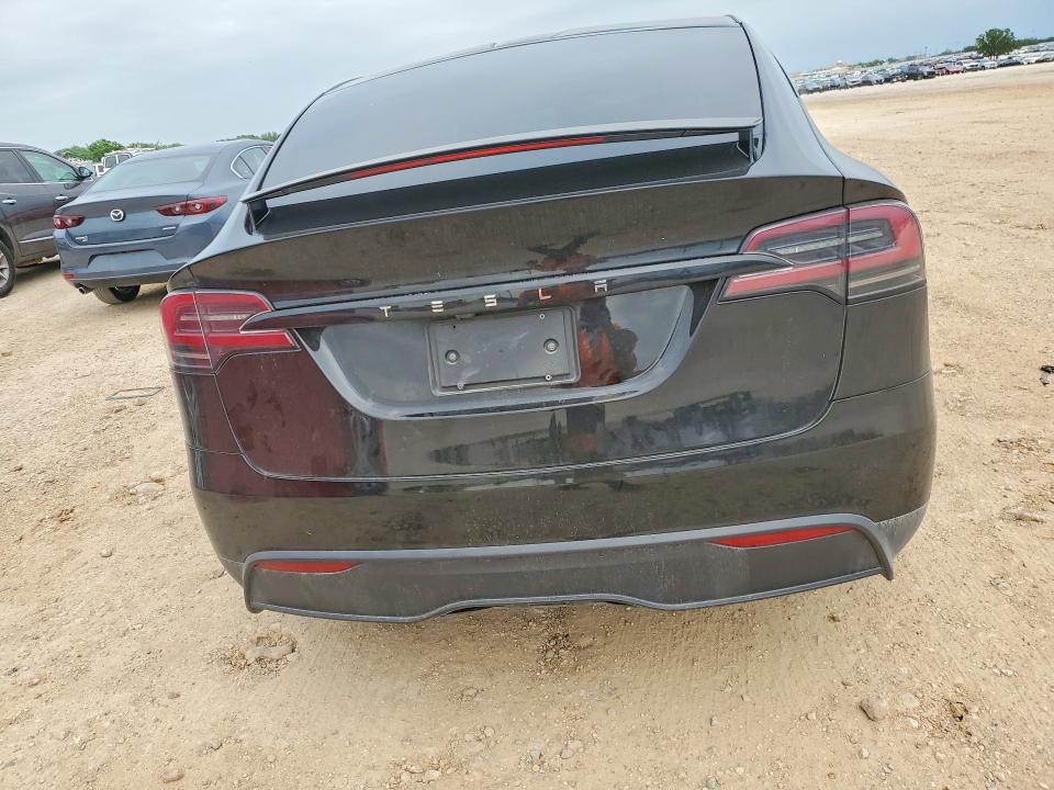 2023 Tesla Model x VIN 7SAXCBE52PF423179 COPART salvage auction — FRONT END, TX - CERTIFICATE OF TITLE, sold $17,300 on 2026-07-30 (photo 6)