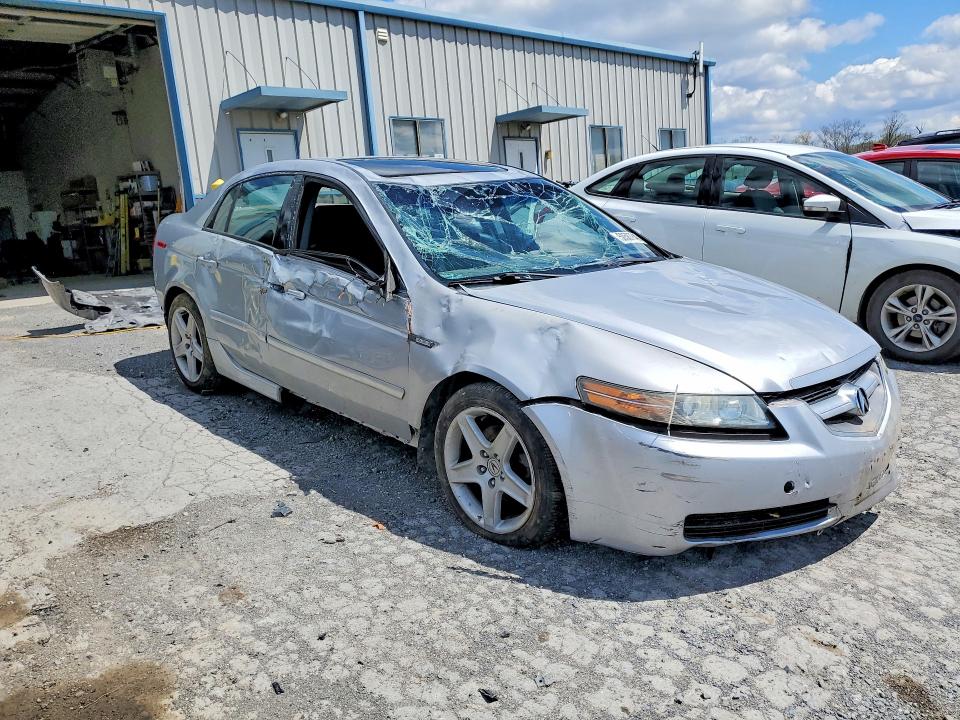 2005 Acura Tl VIN 19UUA66225A040206 COPART salvage auction — FRONT END, PA - CERTIFICATE OF SALVAGE, sold $350 on 2026-07-02 (photo 4)