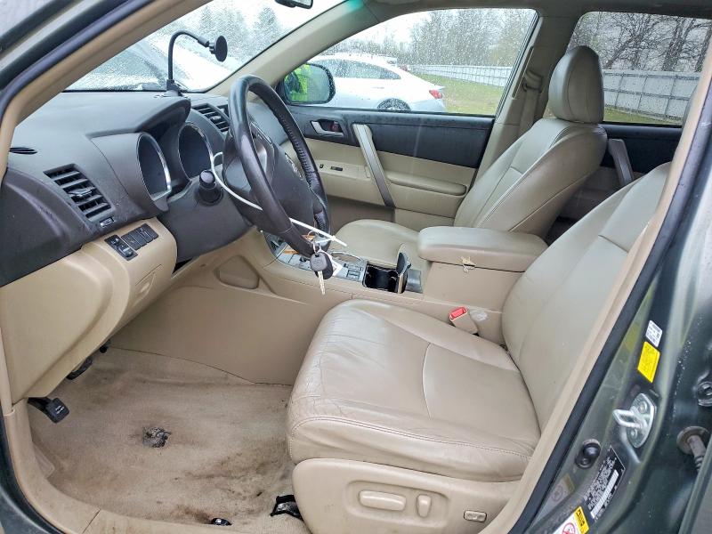 2010 Toyota Highlander VIN 5TDJK3EH6AS022680 COPART salvage auction — FRONT END, NY - MV-907A SALVAGE CERTIFICATE, sold $3,350 on 2026-07-15 (photo 7)