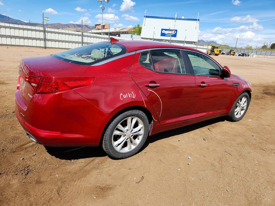 2012 Kia Optima VIN 5XXGN4A79CG070828 COPART salvage auction — FRONT END, Id - Salvage Certificate Of Title, sold $625 on 2026-07-20 (photo 3)