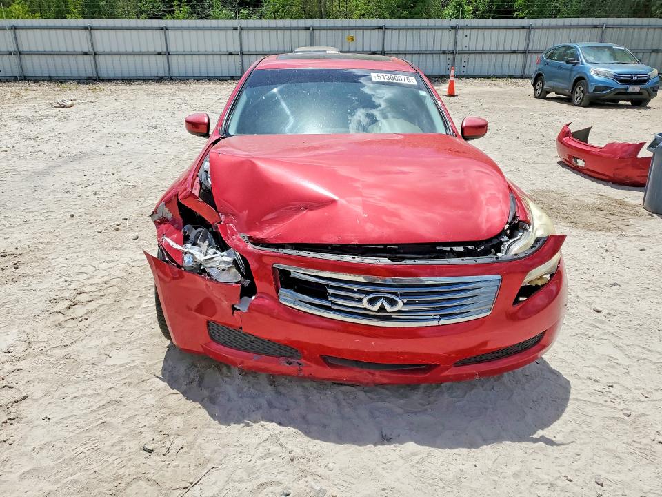 2009 Infiniti G37 VIN JNKCV61E89M311403 COPART salvage auction — FRONT END, FL - CERT OF TTL-REBUILT&SLVG RBLD, sold $375 on 2026-07-10 (photo 5)