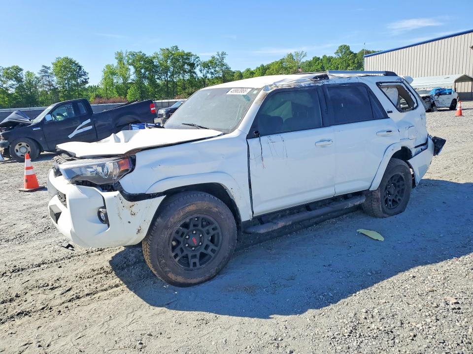 2023 Toyota 4runner VIN JTEEU5JR0P5301719 COPART salvage auction — ROLLOVER, Sc - Cert Of Title-Salvage, sold $7,600 on 2026-07-22 (photo 1)