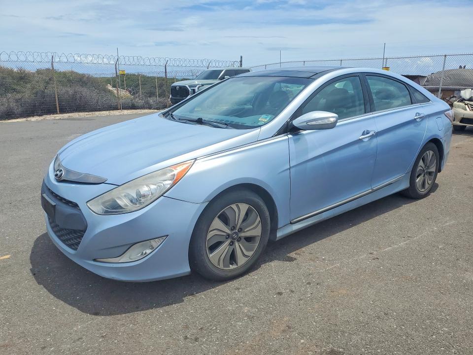 2014 Hyundai Sonata VIN KMHEC4A43EA106638 COPART salvage auction — FRONT END, Hi - Certificate Of Title, sold $2 on 2026-07-20 (photo 1)