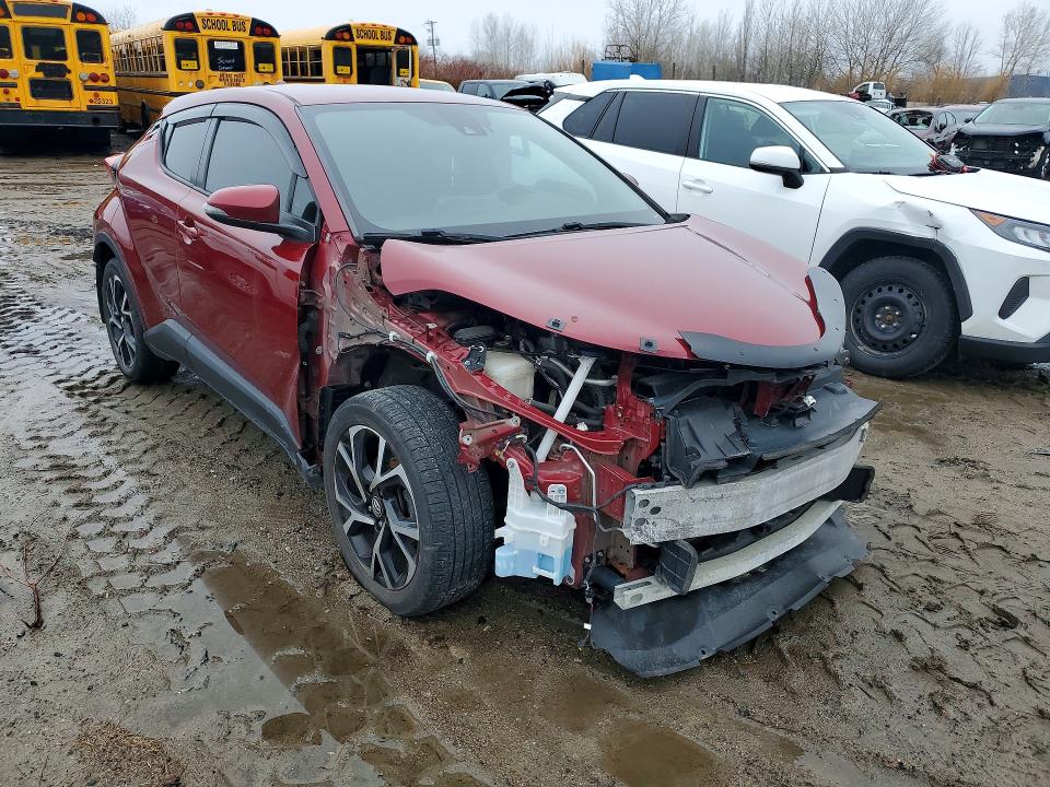 2018 Toyota C-hr VIN NMTKHMBX6JR065158 COPART salvage auction — FRONT END, ON - PERMIT SALVAGE, sold $5,700 on 2026-07-14 (photo 4)