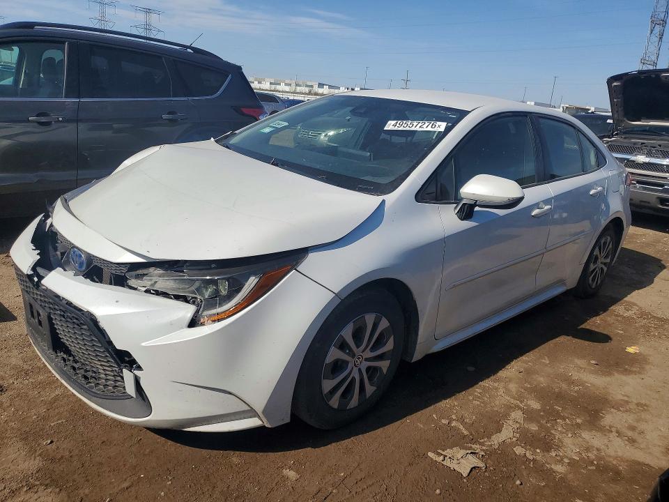 2022 Toyota Corolla VIN JTDEAMDEXN3013876 COPART salvage auction — FRONT END, Il - Salvage Certificate, sold $4,450 on 2026-07-23 (photo 1)