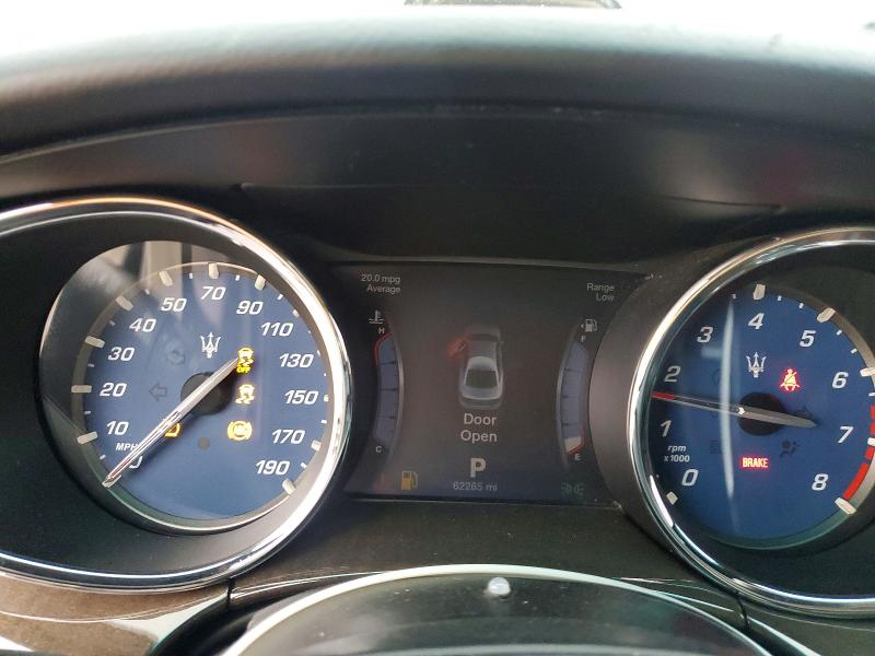 2014 Maserati Quattroporte VIN ZAM56RRA6E1079319 COPART salvage auction — FRONT END, In - Cert Of Title-Salvage Title, sold $2,950 on 2026-07-10 (photo 9)
