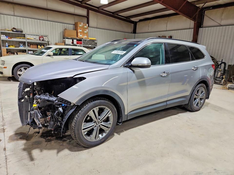 2015 Hyundai Santa fe VIN KM8SRDHF2FU124699 COPART salvage auction — FRONT END, Md - Cert Of Salvage > 75% Damage, sold $725 on 2026-07-24 (photo 1)