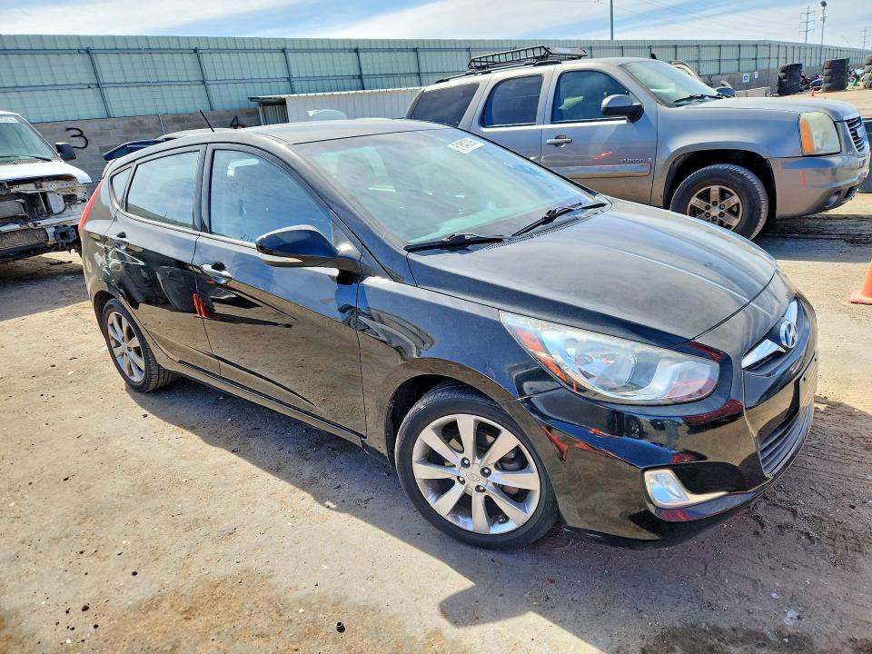 2012 Hyundai Accent VIN KMHCU5AEXDU061424 COPART salvage auction — FRONT END, Nm - Cert Of Title-Salvage, sold $725 on 2026-07-13 (photo 4)