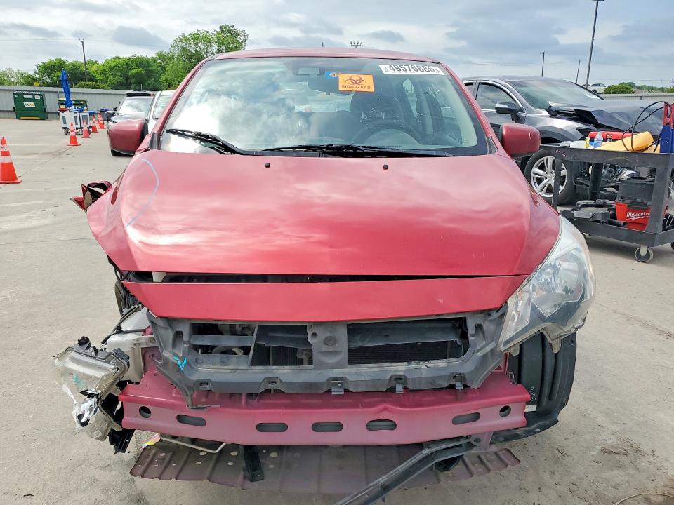2022 Mitsubishi Mirage VIN ML32AUHJ4NH009774 COPART salvage auction — FRONT END, Tx - Salvage Vehicle Title, sold $1,400 on 2026-07-06 (photo 5)