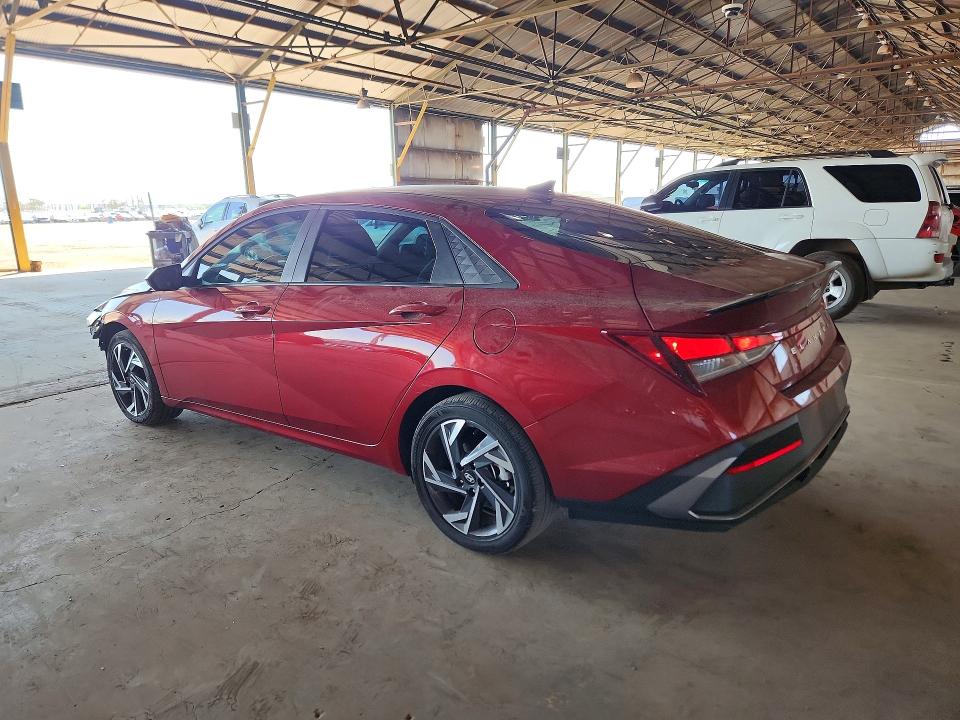 2025 Hyundai Elantra VIN KMHLM4DG1SU976098 COPART salvage auction — FRONT END, Salvage Title, sold $6,200 on 2026-07-27 (photo 2)