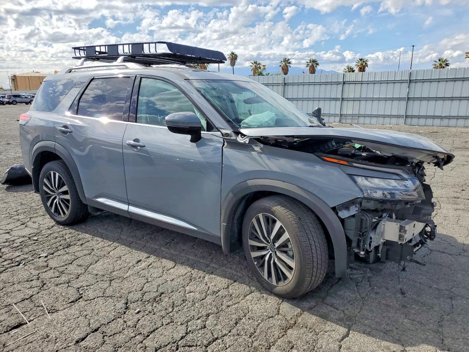 2025 Nissan Pathfinder VIN 5N1DR3DG4SC264707 COPART salvage auction — FRONT END, CA - DIS/DLR/EXP ONLY CLEAN TITLE, sold $10,300 on 2026-07-27 (photo 4)
