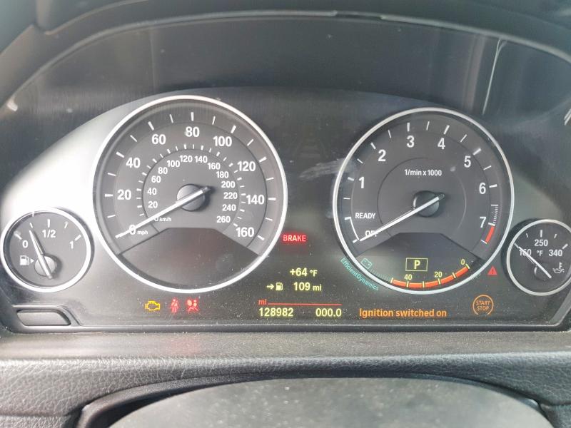 2015 BMW 3er VIN WBA3X5C52FD560078 COPART salvage auction — MINOR DENT/SCRATCHES, Tx - Dis/Dlr/Exp Only Salvage Title, sold $1,050 on 2026-07-08 (photo 9)