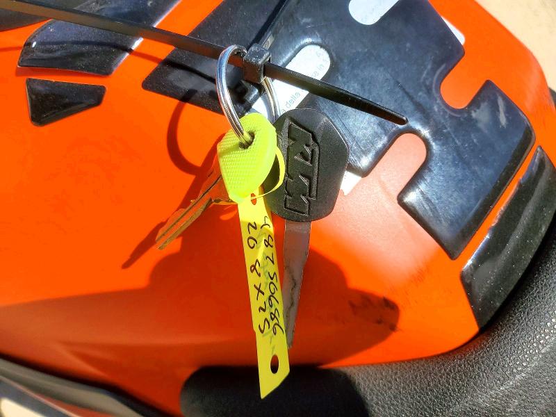 2020 Ktm 390 adventure VIN MD2JGJ402LC212279 COPART salvage auction — FRONT END, TX - SALVAGE VEHICLE TITLE, sold $750 on 2026-07-23 (photo 8)
