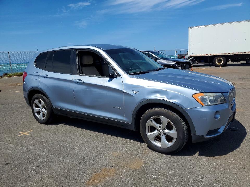 2012 BMW X3 VIN 5UXWX5C59CL726421 COPART salvage auction — SIDE, HI - CERTIFICATE OF SALVAGE, sold $1,350 on 2026-07-27 (photo 4)