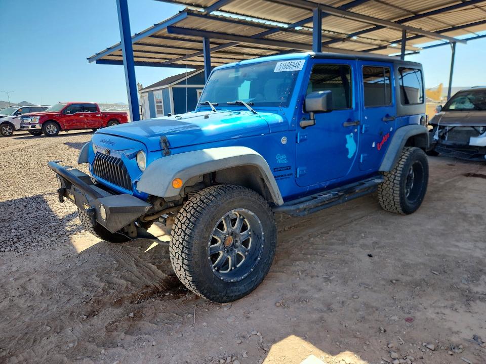 2015 Jeep Wrangler / VIN 1C4BJWDG6FL639894 COPART salvage auction — FRONT END, AZ, sold $4,650 on 2026-07-30 (photo 1)