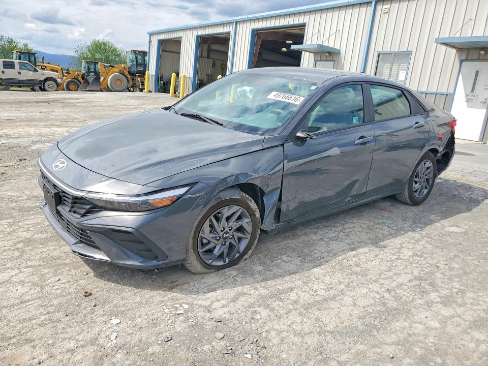 2024 Hyundai Elantra VIN KMHLM4DG0RU712204 COPART salvage auction — FRONT END, Md - Cert Of Salvage < 75% Damage, sold $400 on 2026-07-24 (photo 1)