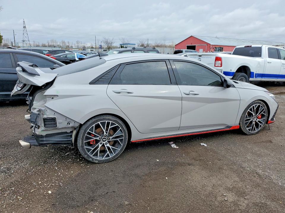 2022 Hyundai Elantra VIN KMHLW4AK5NU008822 COPART salvage auction — REAR END, ON - PERMIT SALVAGE, sold $2,500 on 2026-07-28 (photo 3)