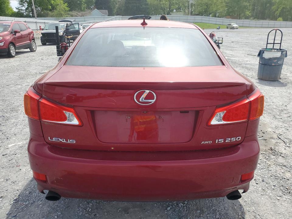 2009 Lexus Is 250 VIN JTHCK262695029187 COPART salvage auction — FRONT END, Nc - Salvage Certificate Of Title, sold $3,500 on 2026-07-08 (photo 6)