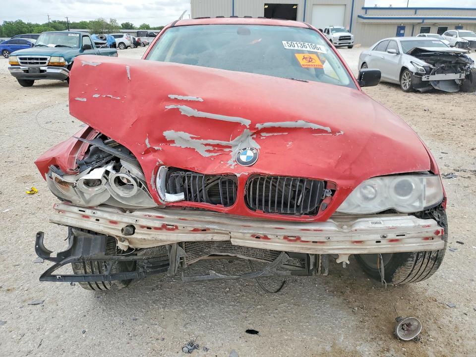 2003 BMW 3 series VIN WBAET374X3NJ40388 COPART salvage auction — FRONT END, TX - SALVAGE VEHICLE TITLE (P), sold $300 on 2026-07-09 (photo 5)