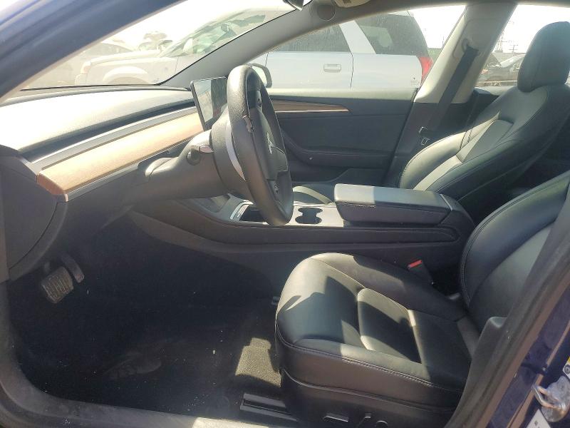 2021 Tesla Model 3 VIN 5YJ3E1EB1MF961776 COPART salvage auction — REAR END, Il - Salvage Certificate, sold $6,100 on 2026-07-21 (photo 7)