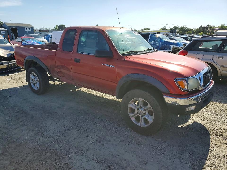 2002 Toyota Tacoma VIN 5TESM92N22Z032235 COPART salvage auction — SIDE, Ca - Salvage Certificate, sold $2,850 on 2026-07-16 (photo 4)