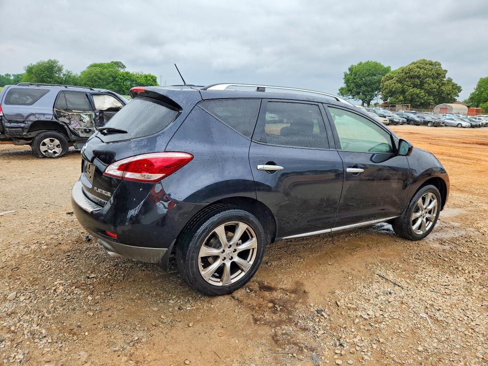 2012 Nissan Murano VIN JN8AZ1MU0CW114843 COPART salvage auction — FRONT END, Al - Cert Of Title-Salvage Title, sold $625 on 2026-07-29 (photo 3)