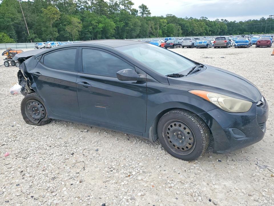 2013 Hyundai Elantra VIN KMHDH4AE5DU523844 COPART salvage auction — REAR END, La - Cert Of Title-Salvage, sold $625 on 2026-07-14 (photo 4)