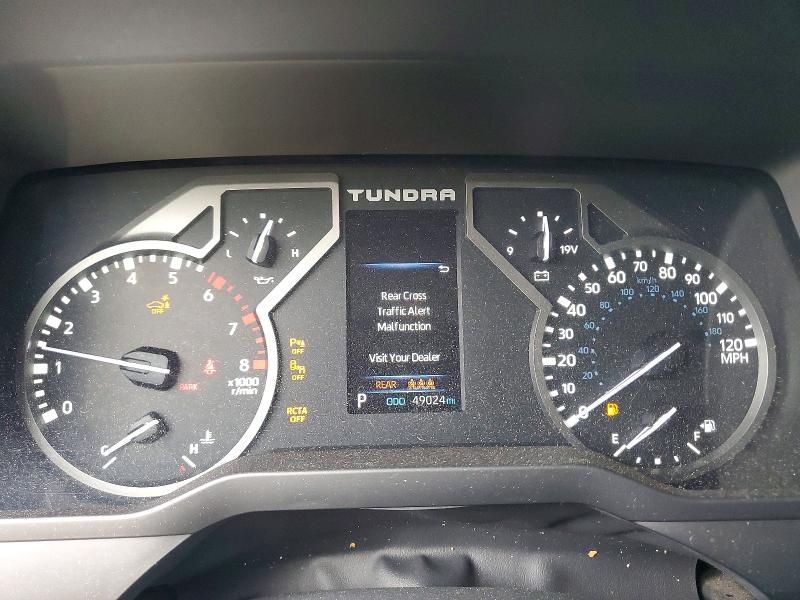 2022 Toyota VIN 5TFLA5EC9NX007036 COPART salvage auction — REAR END, Mi - Cert Of Title-Salvage Vehicle, sold $8,700 on 2026-07-22 (photo 9)