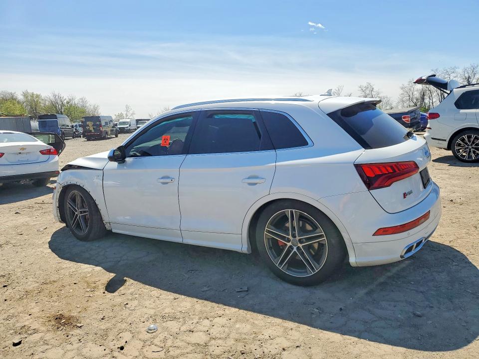 2018 Audi Sq5 VIN WA1A4AFY8J2209983 COPART salvage auction — FRONT END, Md - Cert Of Salvage > 75% Damage, sold $2,800 on 2026-07-02 (photo 2)
