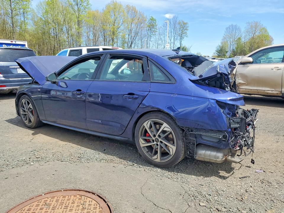 2024 Audi A4 VIN WAUEAAF46RN017921 COPART salvage auction — REAR END, Ny - Cert Of Title-Salvage, sold $3,200 on 2026-07-09 (photo 2)