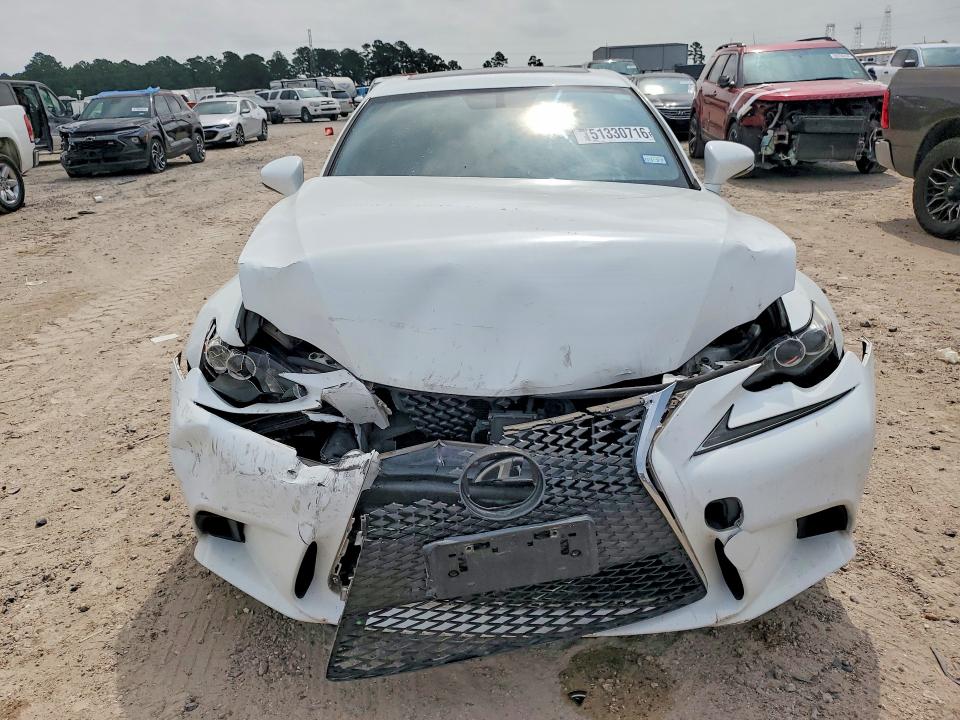 2016 Lexus VIN JTHCE1D24G5010414 COPART salvage auction — FRONT END, Tx - Salvage Vehicle Title, sold $1,400 on 2026-07-21 (photo 5)