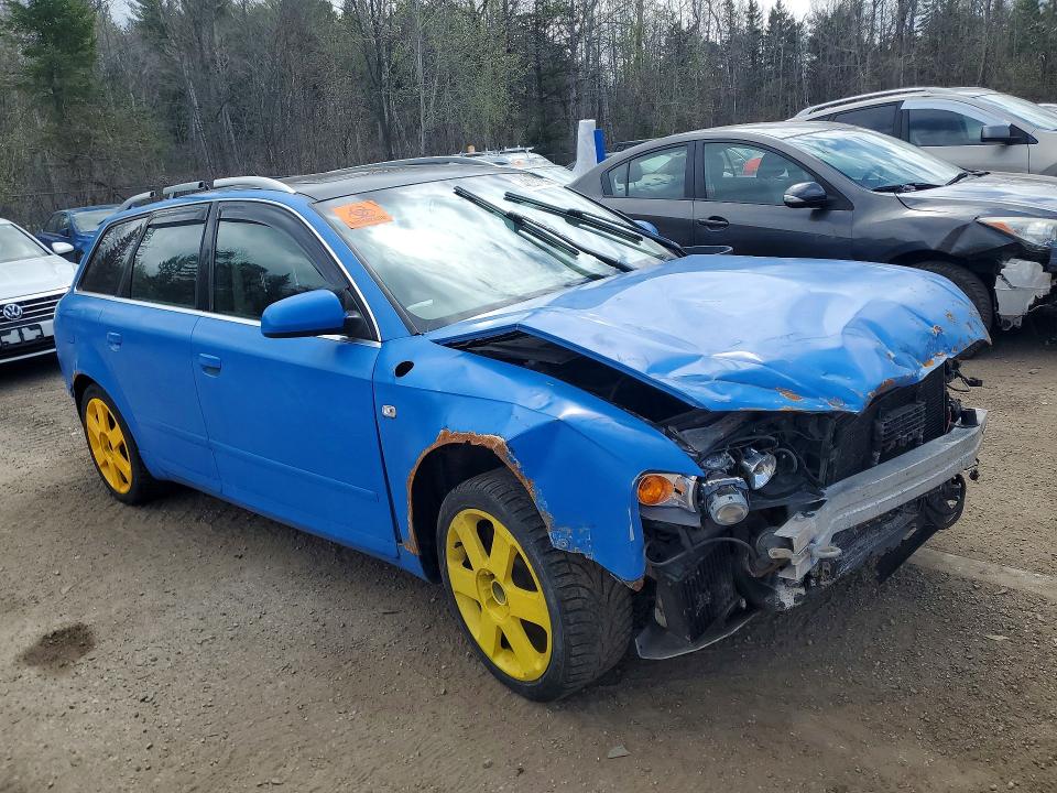 2007 Audi A4 VIN WAUKF78E57A257916 COPART salvage auction — FRONT END, ON - PERMIT SALVAGE, sold $175 on 2026-07-14 (photo 4)