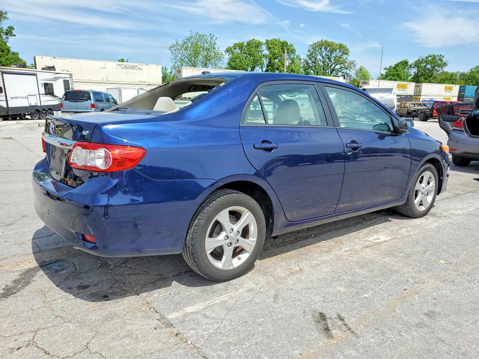 2012 Toyota Corolla VIN 5YFBU4EE7CP053507 COPART salvage auction — HAIL, Mo - Salvage Certificate Of Title, sold $175 on 2026-07-27 (photo 3)